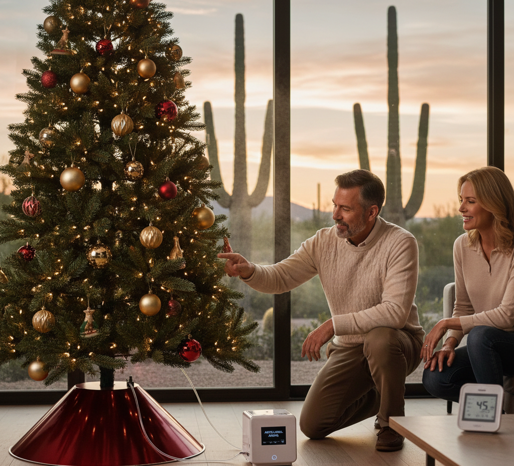 Check the water level twice daily