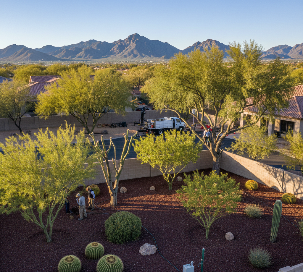 Scottsdale January tree planting, pruning, and removal