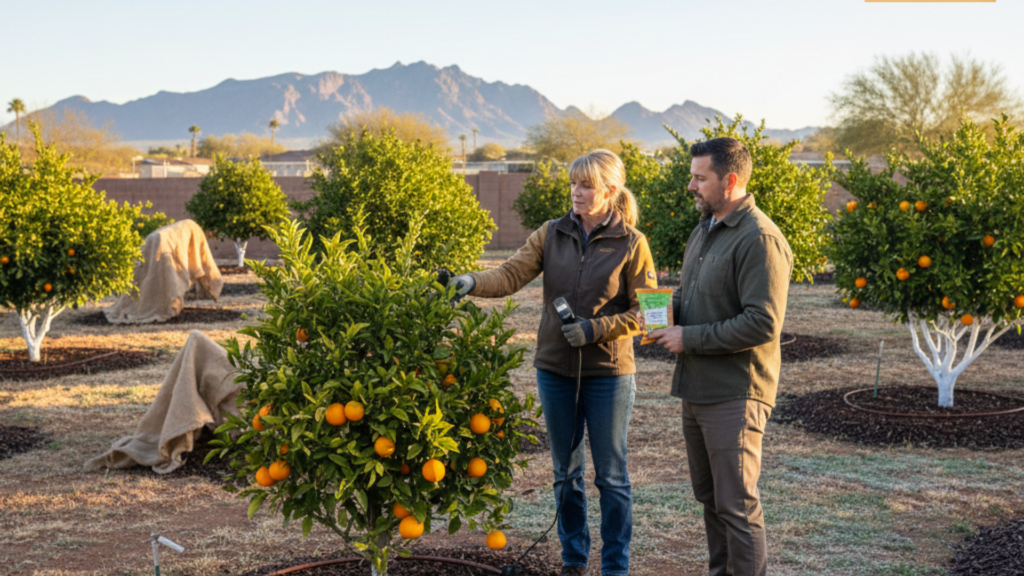 Our expert team identifies the specific needs of your different citrus varieties.