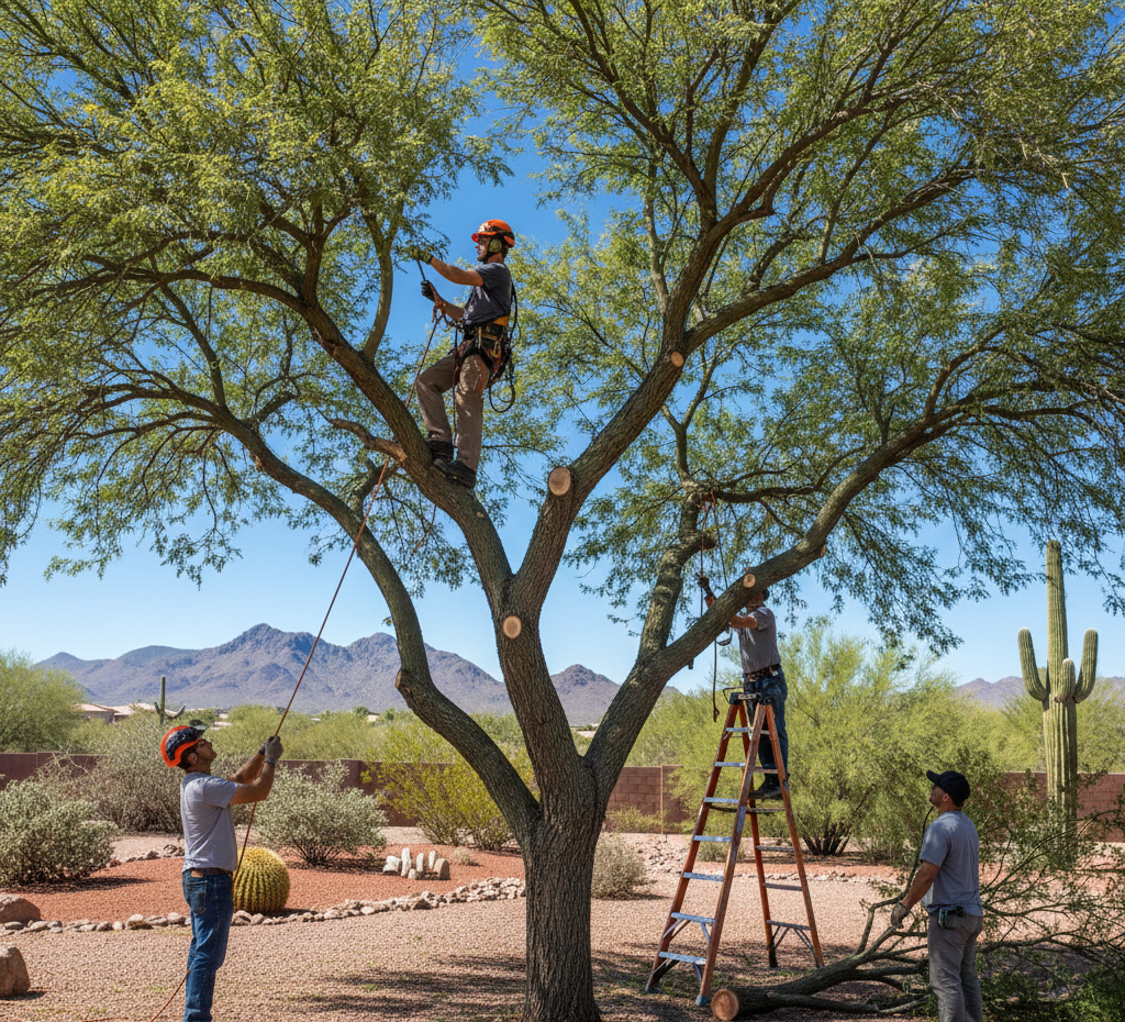 Scottsdale January tree pruning