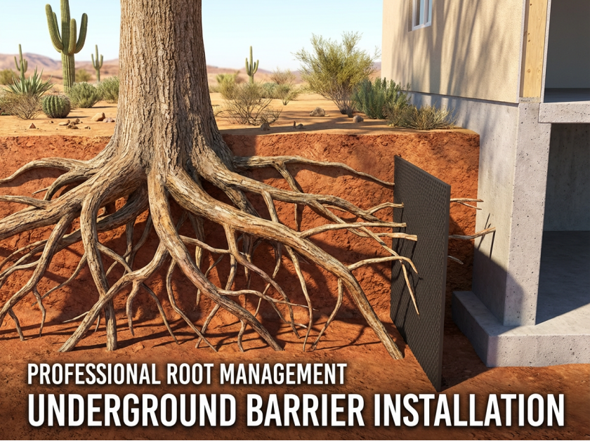 Root System Management: Protecting Arizona Foundations & Underground Utilities