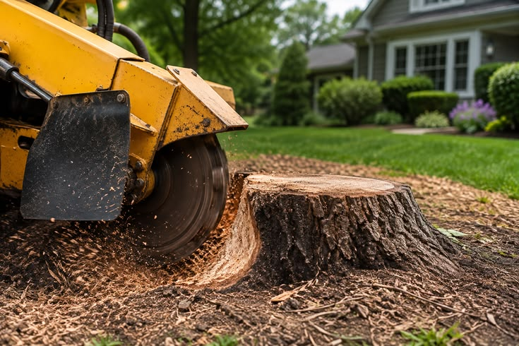 Grind That Stump on Your Property.