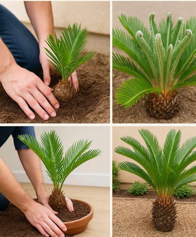 Palm care.